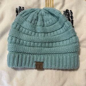 C.C Sky Blue Knit Hat